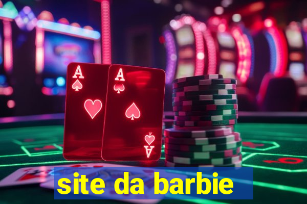 site da barbie - jogos